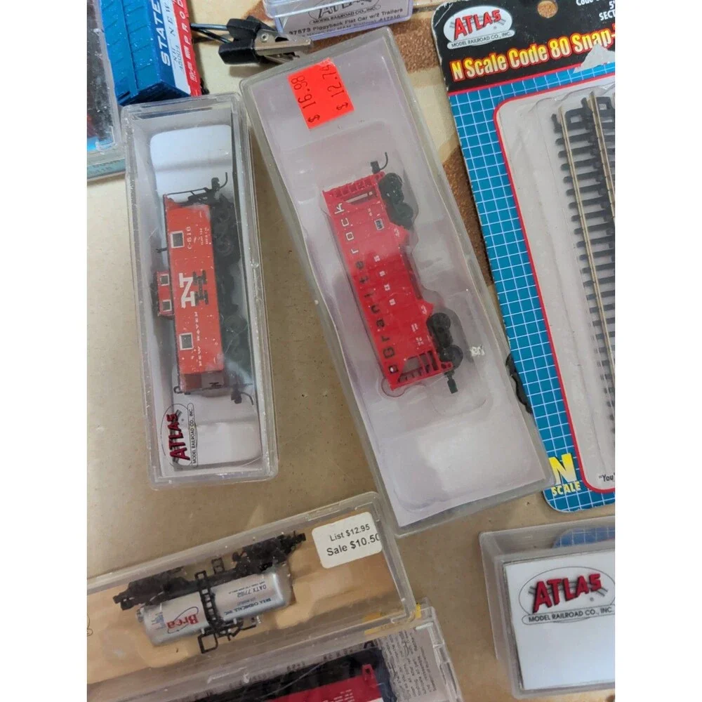 Atlas Trainman Train Set - Assorted Collection Lot, Accessories Model Railroad